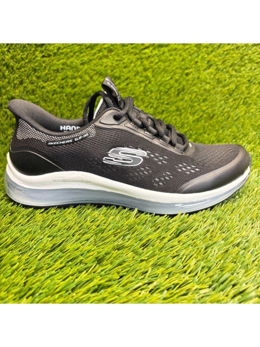 Skechers Skech-Air Element 2.0 Women Size 6 Black Running Walking Shoes Sneakers